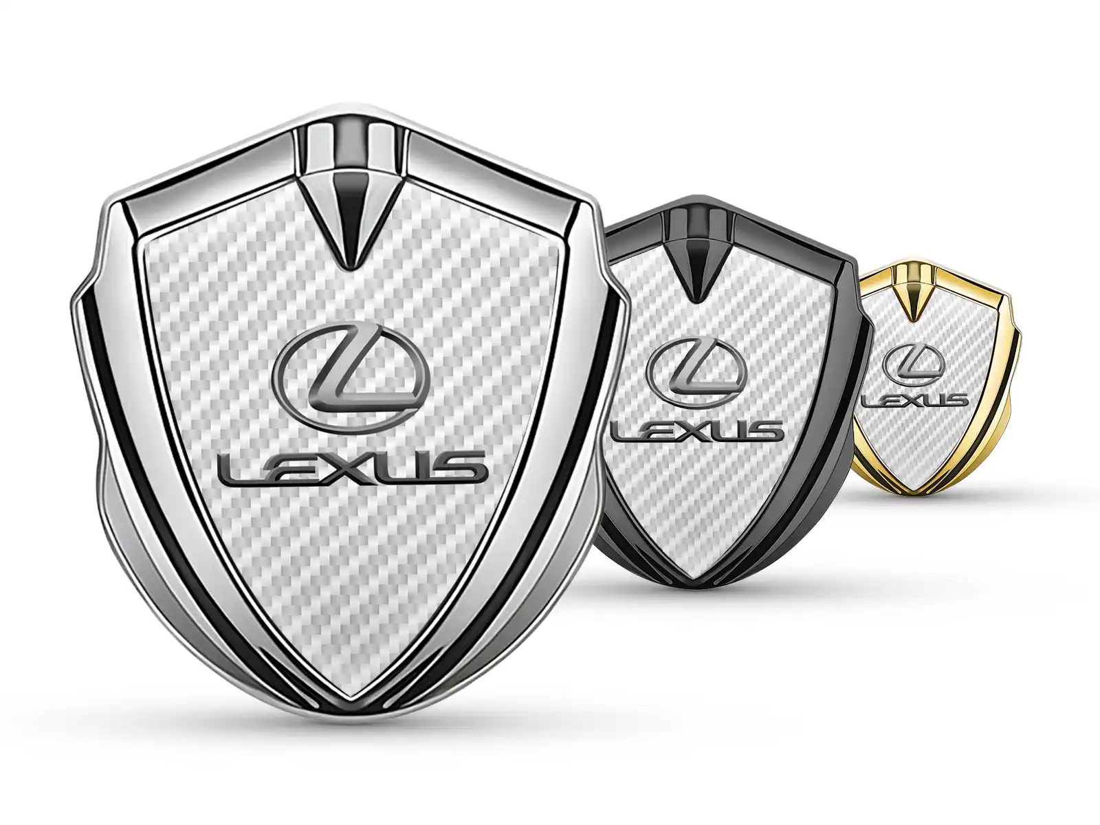 Lexus Silikon Emblem Abzeichen Renn Look Glänzend Top